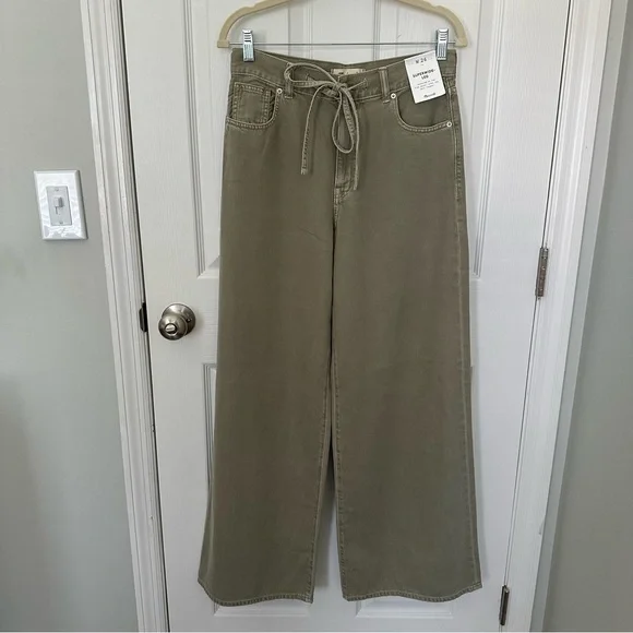 Madewell Superwide-Leg Jeans: Airy Denim Edition in Sagebrush 26 NWT - Picture 2 of 15